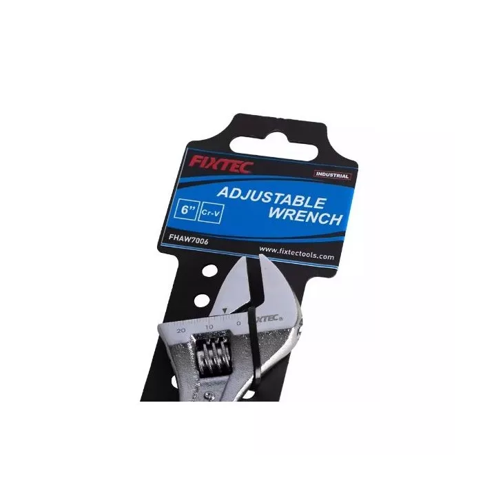 CLÉ À MOLETTE 24MM L160MM MANCHE PLASTIQUE FIXTEC