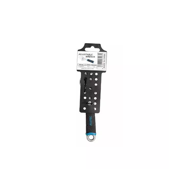 CLÉ À MOLETTE 24MM L160MM MANCHE PLASTIQUE FIXTEC