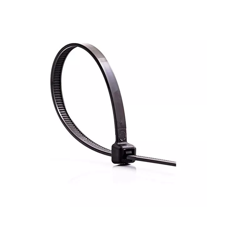 LOT DE 100 COLLIERS DE SERRAGE 300*7.5 MM NOIR