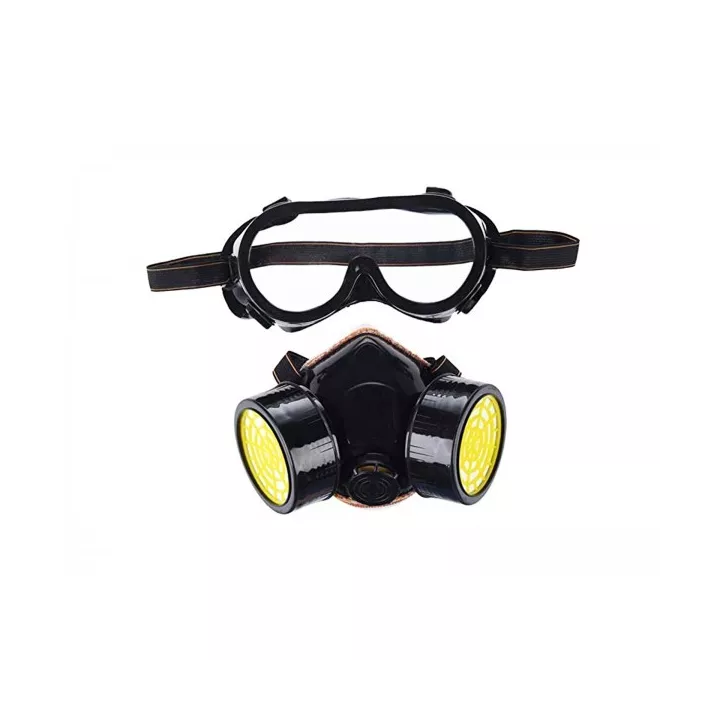 MASQUE À FILTRE DOUBLE AVEC LUNETTES