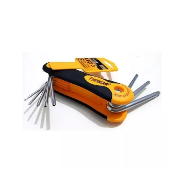 JEU DE 8 CLÉS MÂLES TORX PLIANTES (261009) HOTECHE JEU DE 8 CLÉS MÂLES TORX PLIANTES (261009) HOTECHE