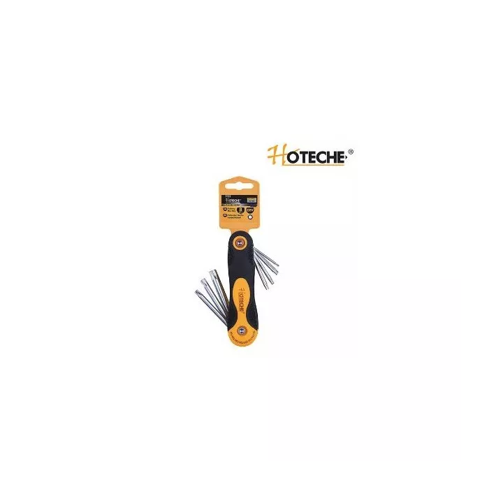 JEU DE 8 CLÉS MÂLES TORX PLIANTES (261009) HOTECHE JEU DE 8 CLÉS MÂLES TORX PLIANTES (261009) HOTECHE