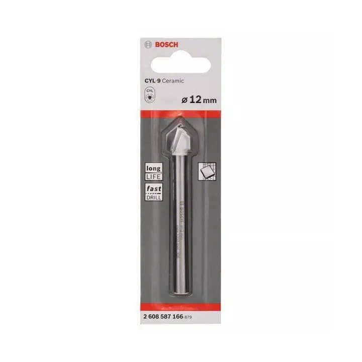 FORET CERAMIQUE 12*90MM CYL-9 BOSCH