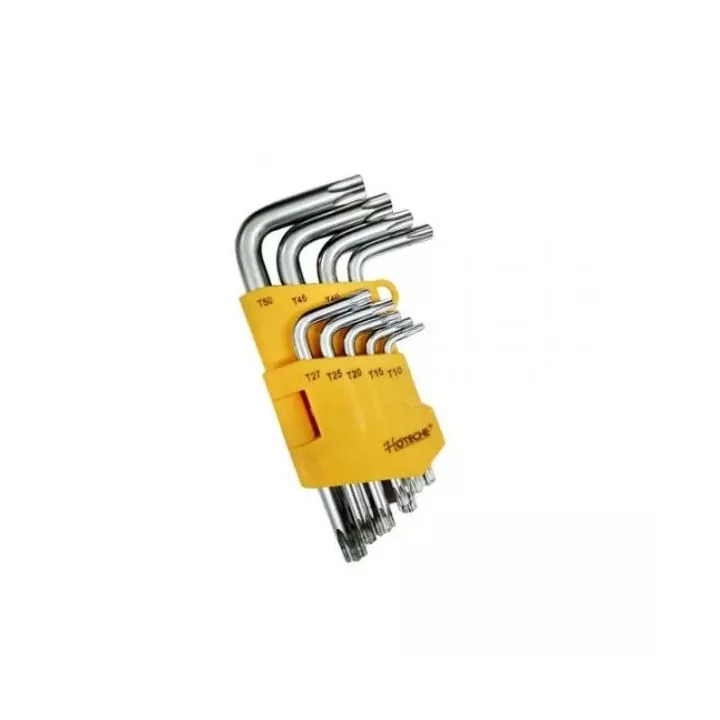 SET DE 9 CLÉS MÂLES TORX COURT 260708 HOTECHE SET DE 9 CLÉS MÂLES TORX COURT 260708 HOTECHE