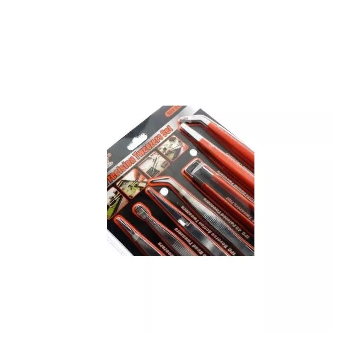 LOT DE 7 PINCETTES DE PÉCISION HORUSDY LOT DE 7 PINCETTES DE PÉCISION HORUSDY