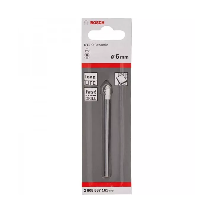 FORET CERAMIQUE 6*80MM CYL-9 BOSCH FORET CERAMIQUE 6*80MM CYL-9 BOSCH