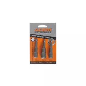 JEUX DE DOUILLES MAGNÉTIQUES À GORGE 6-8-10 L65MM 3PIECES ACEM
