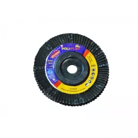 DISQUE À LAMELLES 180*22 P80 POUR ACIER ET BOIS POLIFLEX