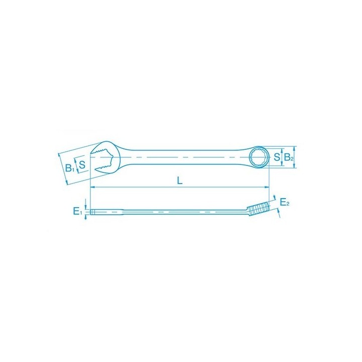 CLÉ MIXTE 22MM DIN ACEM