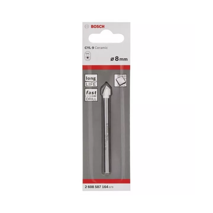 FORET CERAMIQUE 8*80MM CYL-9 BOSCH FORET CERAMIQUE 8*80MM CYL-9 BOSCH