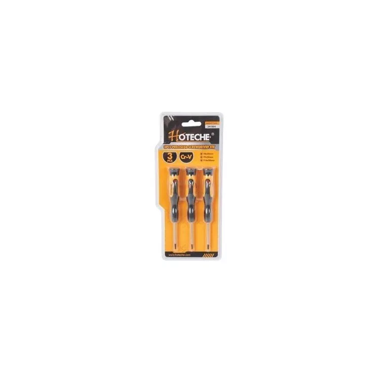JEU DE 3 TOURNEVIS DE PRÉCISION T8/T9/T10 X 50 MM HOTECHE JEU DE 3 TOURNEVIS DE PRÉCISION T8/T9/T10 X 50 MM HOTECHE
