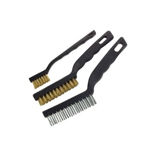 ENSEMBLE DE 3 BROSSES MÉTALLIQUES HOTECHE ENSEMBLE DE 3 BROSSES MÉTALLIQUES HOTECHE
