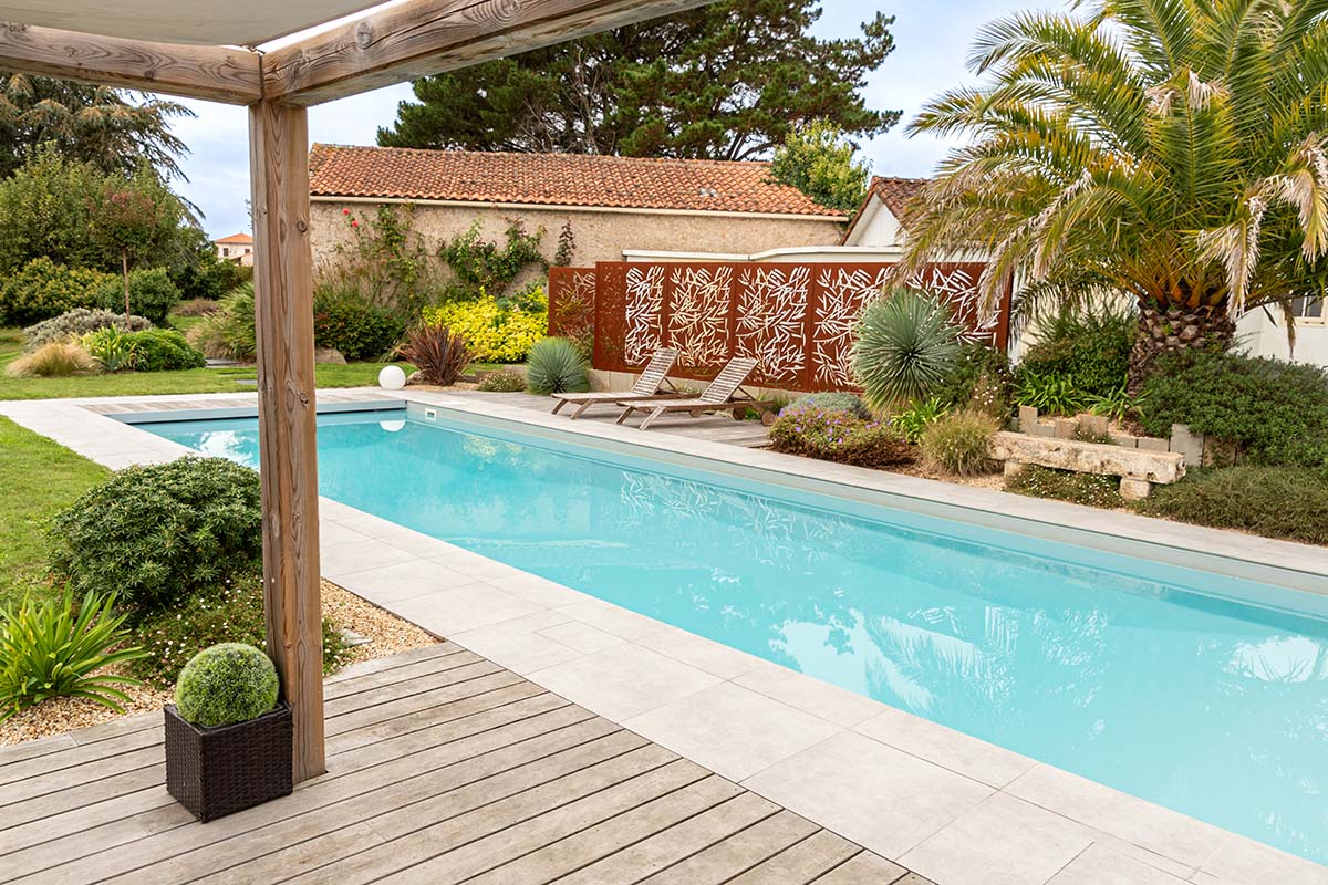 Rayon jardin piscine